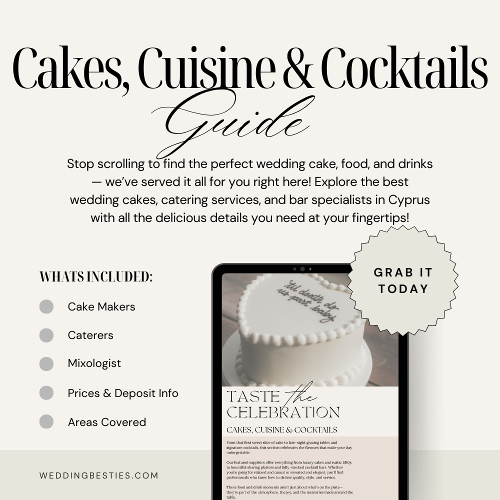 Cyprus Wedding Brochure - Wedding Cakes