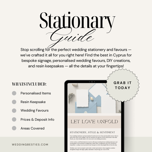Cyprus Wedding Stationary guide